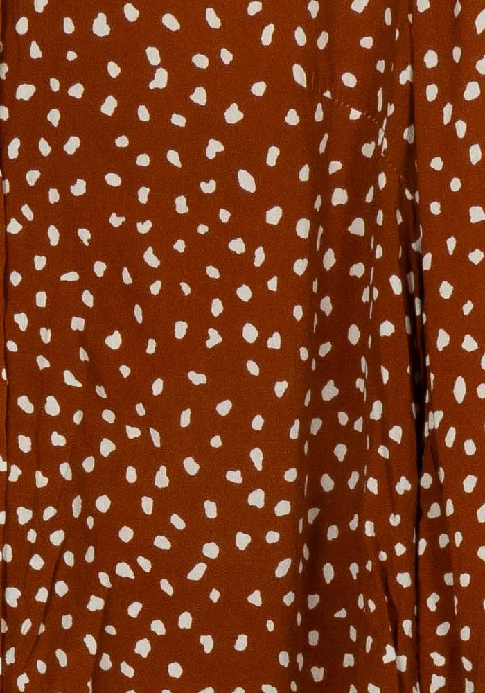 Chemise Marron et Blanche - Taille L/40 de la marque SAAJ | PARAD108764 - Vendu par Paradigme - Image 3