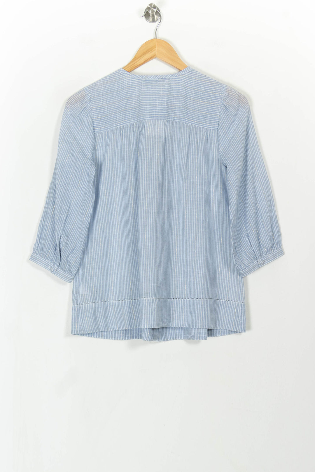 Blouse Bleue - Taille XS/34 de la marque La Fée Maraboutée | PARAD108765 - Vendu par Paradigme - Image 4