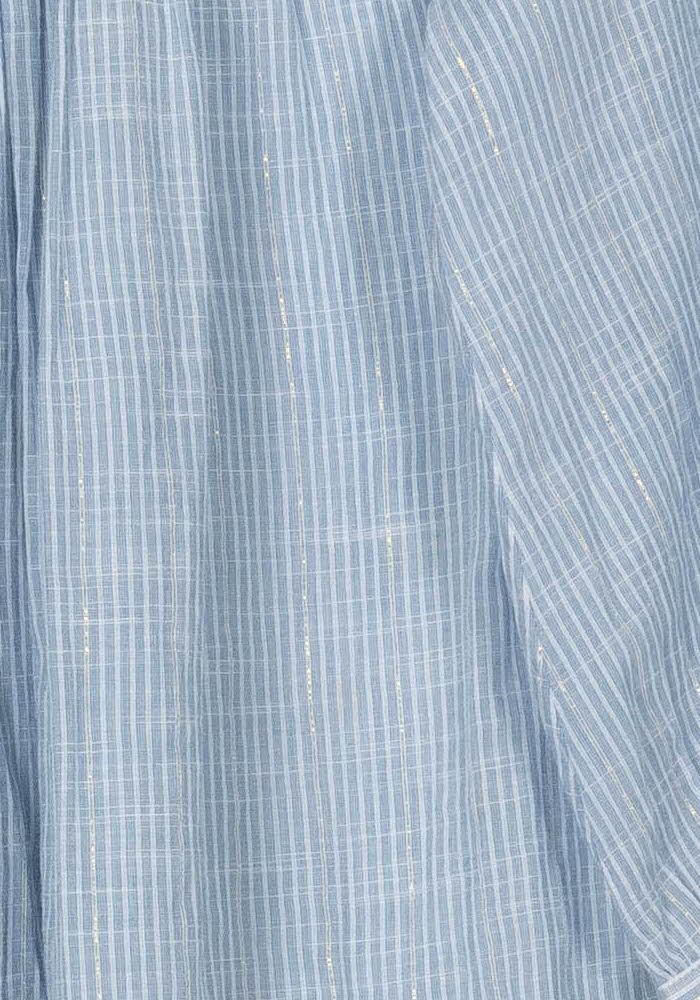 Blouse Bleue - Taille XS/34 de la marque La Fée Maraboutée | PARAD108765 - Vendu par Paradigme - Image 3
