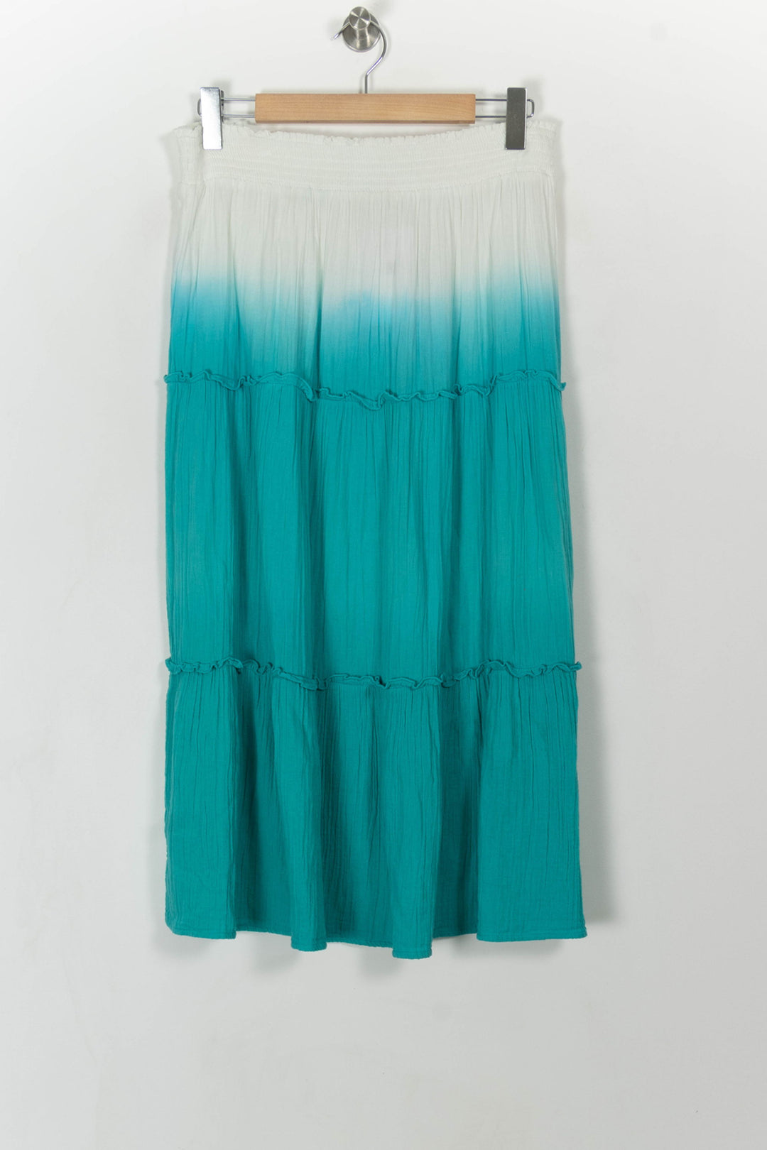 Jupe Longue Blanche et Verte - Taille XL/42 de la marque Petite Mendigote | PARAD108767 - Vendu par Paradigme - Image 4