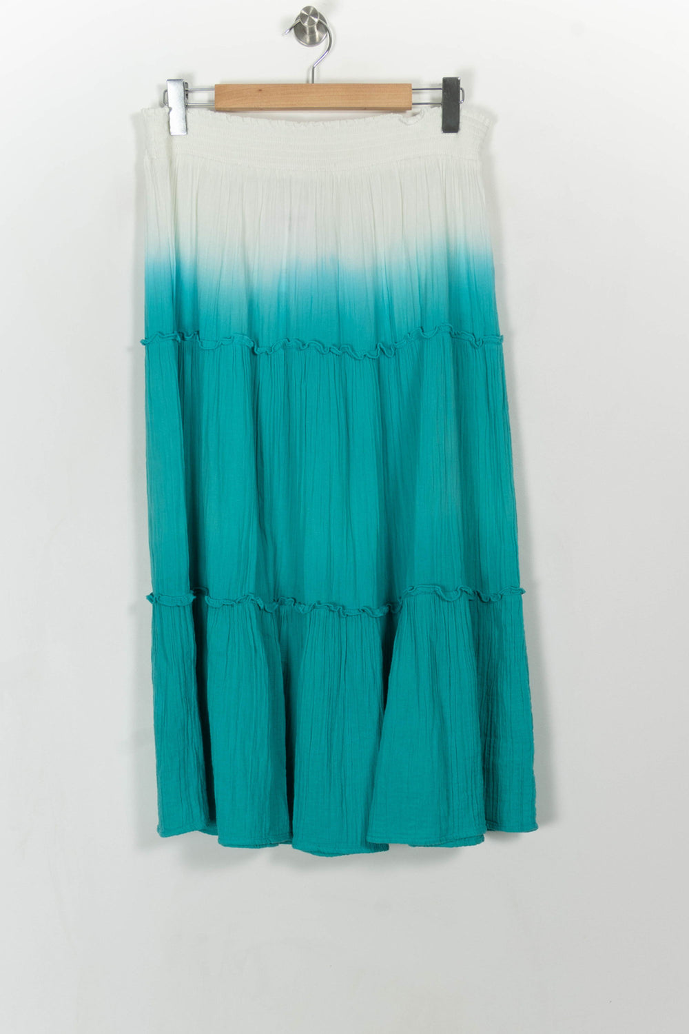 Jupe Longue Blanche et Verte - Taille XL/42 de la marque Petite Mendigote | PARAD108767 - Vendu par Paradigme - Image 2