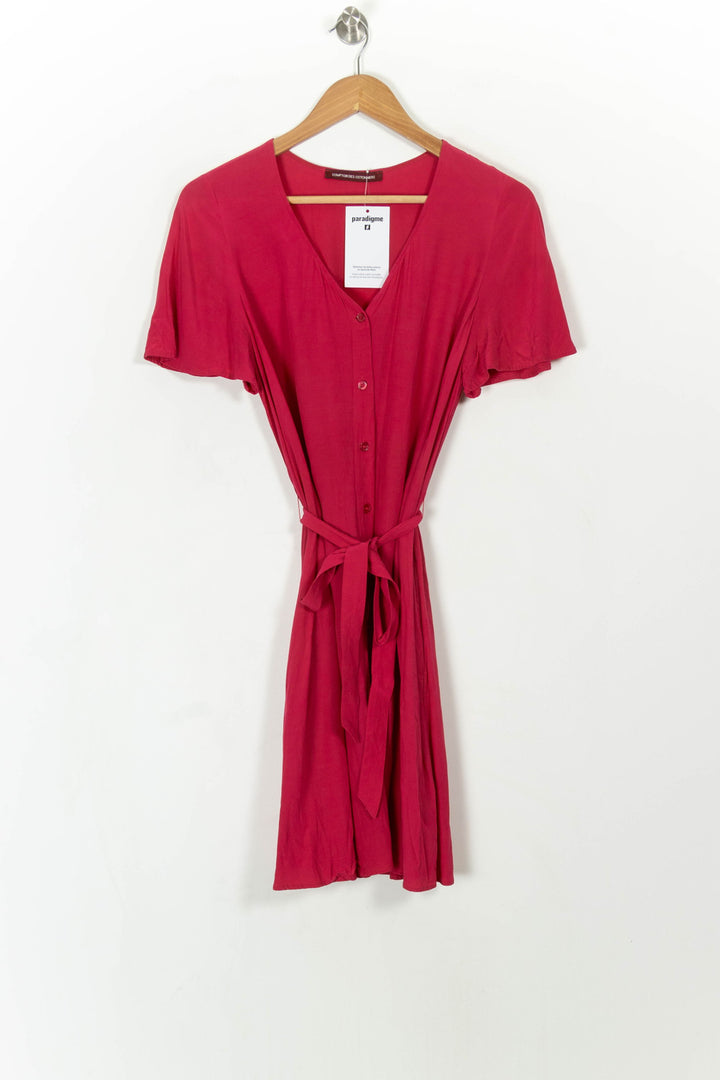 Robe Courte Rose - Taille L/40 de la marque Comptoir des Cotonniers | PARAD108768 - Vendu par Paradigme - Image 2
