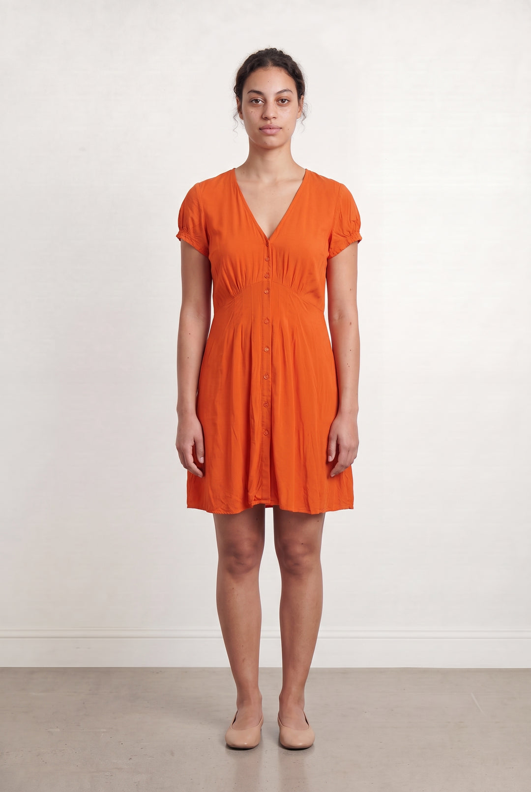 Robe Boutonnée Orange - Taille L/40 de la marque Comptoir des Cotonniers | PARAD108769 - Vendu par Paradigme - Image 1