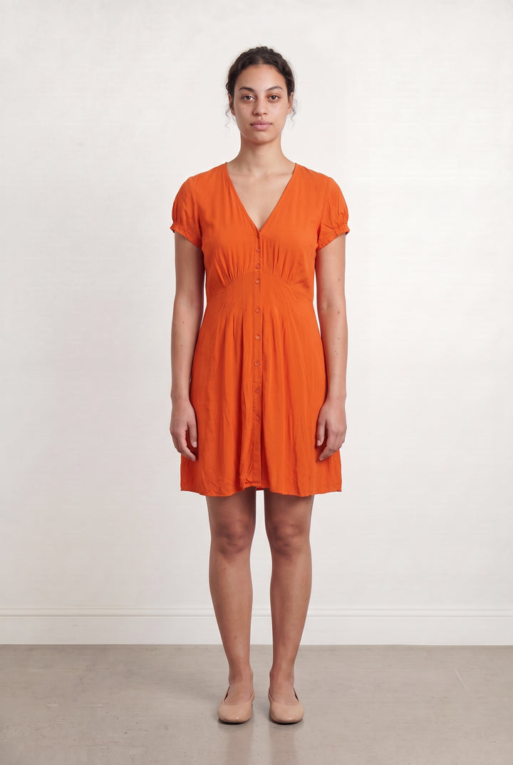 Robe Boutonnée Orange - Taille L/40 de la marque Comptoir des Cotonniers | PARAD108769 - Vendu par Paradigme - Image 1