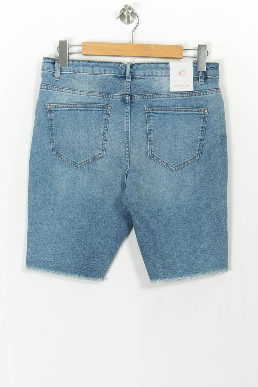 Bermuda Bleu - Taille XL/42 de la marque Maison 123 | PARAD108777 - Vendu par Paradigme - Image 4
