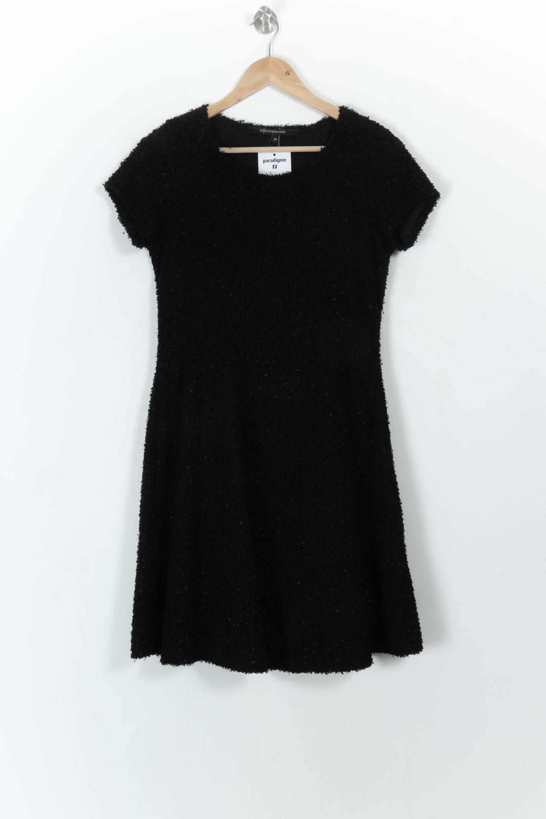 Robe Noire - Taille M/38 de la marque La Fée Maraboutée | PARAD108779 - Vendu par Paradigme - Image 2