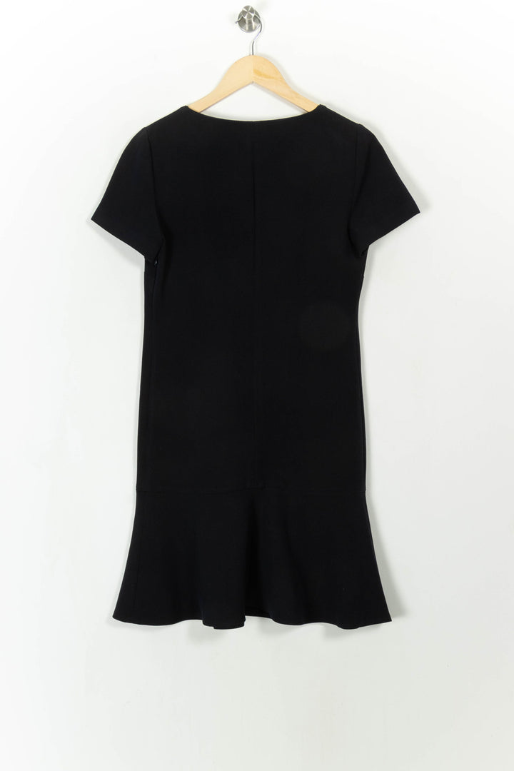 Robe Midi Noire - Taille M/38 de la marque Caroll | PARAD108780 - Vendu par Paradigme - Image 4