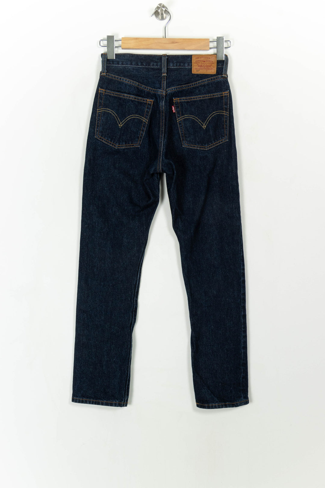 Jean Droit Bleu - Taille XS/34 de la marque Levi's | PARAD108782 - Vendu par Paradigme - Image 4