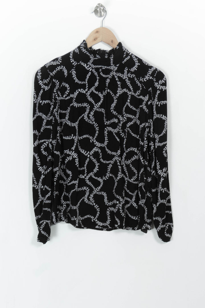 Blouse Noire et Blanche - Taille M/38 de la marque IKKS | PARAD108783 - Vendu par Paradigme - Image 2