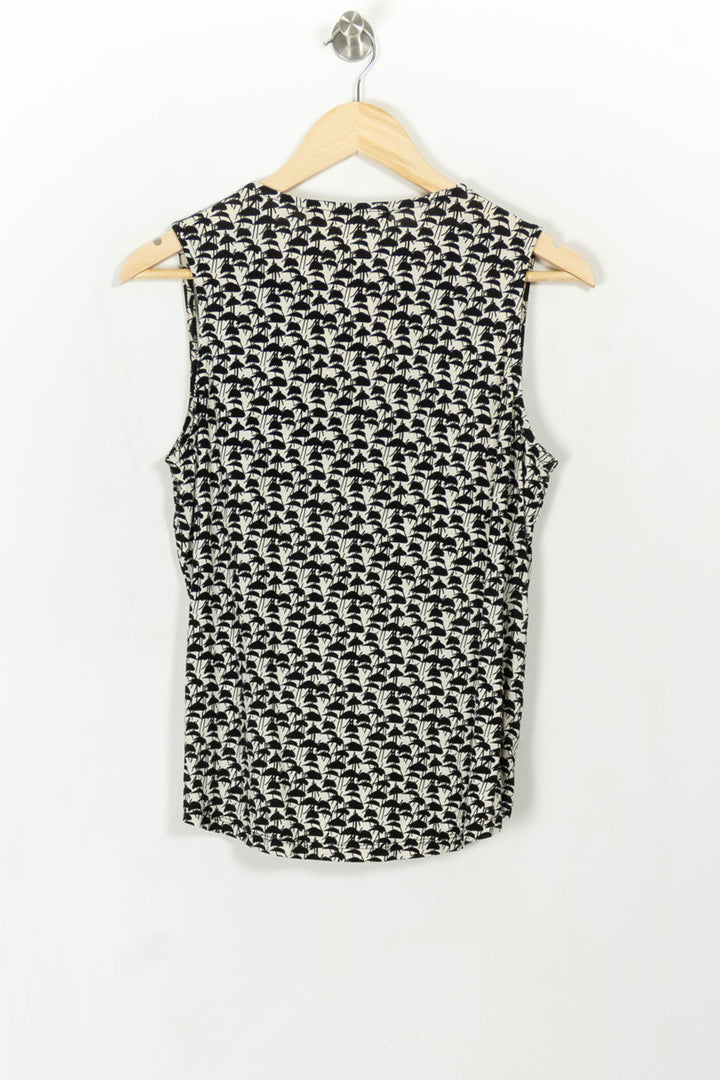 Top Noir et Blanc - Taille M/38 de la marque La Fée Maraboutée | PARAD108786 - Vendu par Paradigme - Image 4