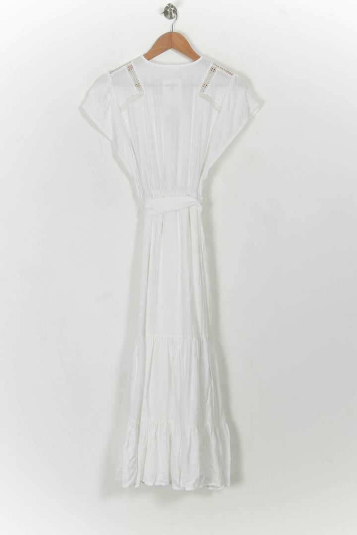 Robe Longue Blanche - Taille S/36 de la marque Suncoo | PARAD108787 - Vendu par Paradigme - Image 4
