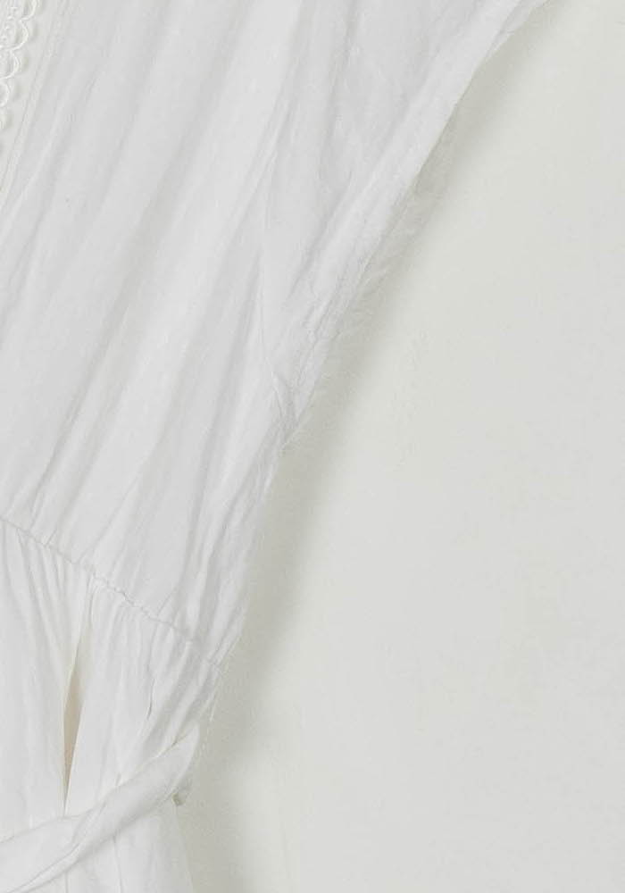 Robe Longue Blanche - Taille S/36 de la marque Suncoo | PARAD108787 - Vendu par Paradigme - Image 3