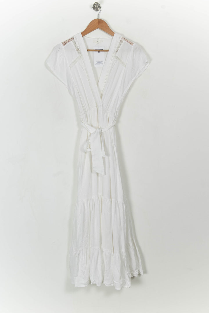 Robe Longue Blanche - Taille S/36 de la marque Suncoo | PARAD108787 - Vendu par Paradigme - Image 2