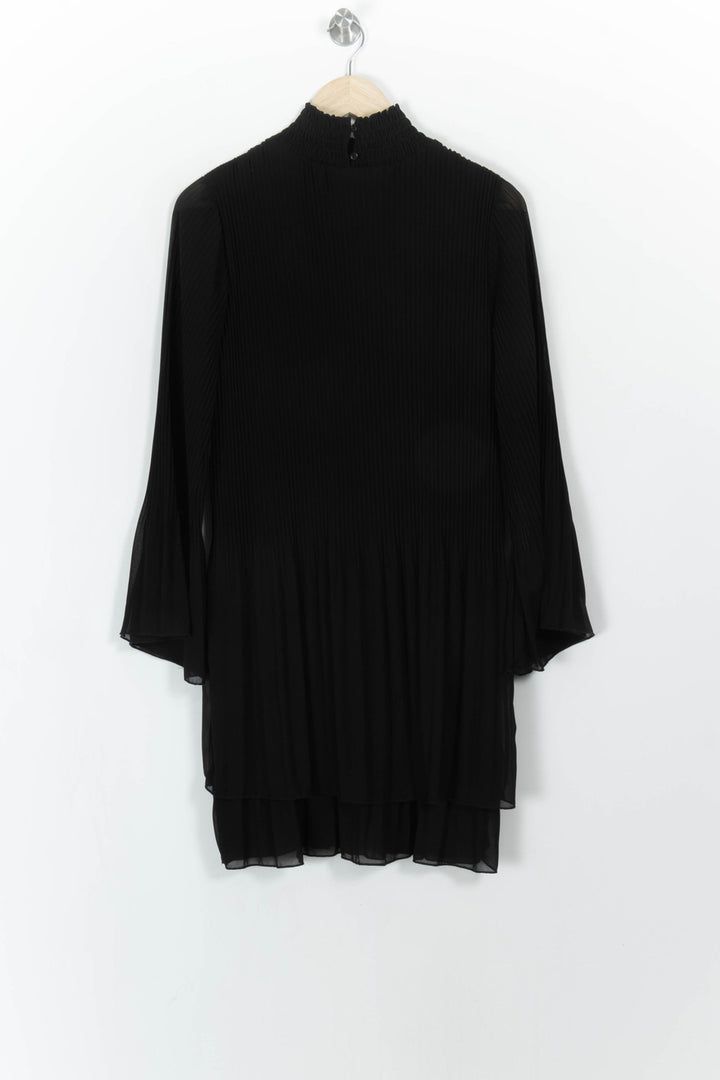 Robe Plissée Noire - Taille S/36 de la marque La Fée Maraboutée | PARAD108788 - Vendu par Paradigme - Image 4