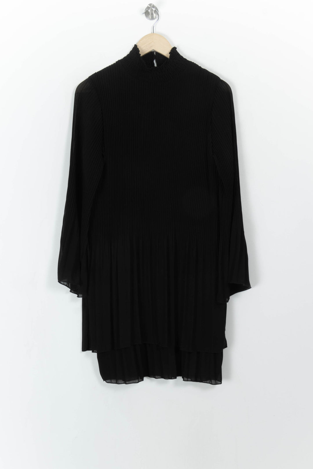 Robe Plissée Noire - Taille S/36 de la marque La Fée Maraboutée | PARAD108788 - Vendu par Paradigme - Image 2