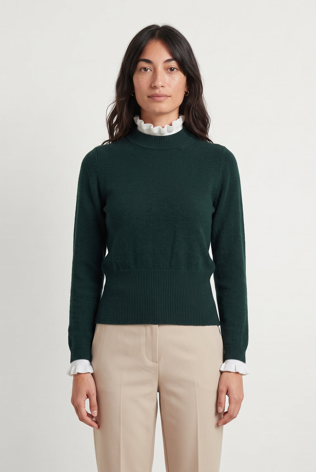 Pull Vert - Taille XS/34 de la marque Sandro | PARAD108792 - Vendu par Paradigme - Image 1