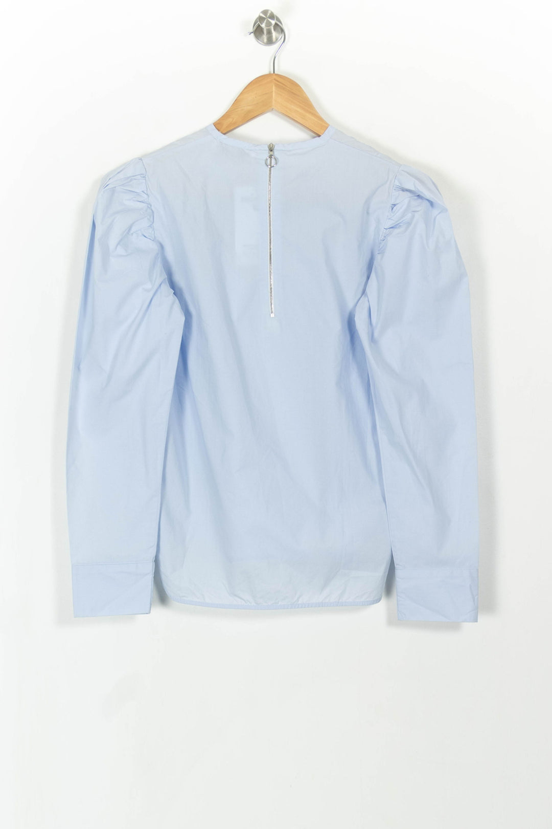 Blouse Bleue - Taille XS/34 de la marque Sandro | PARAD108798 - Vendu par Paradigme - Image 4