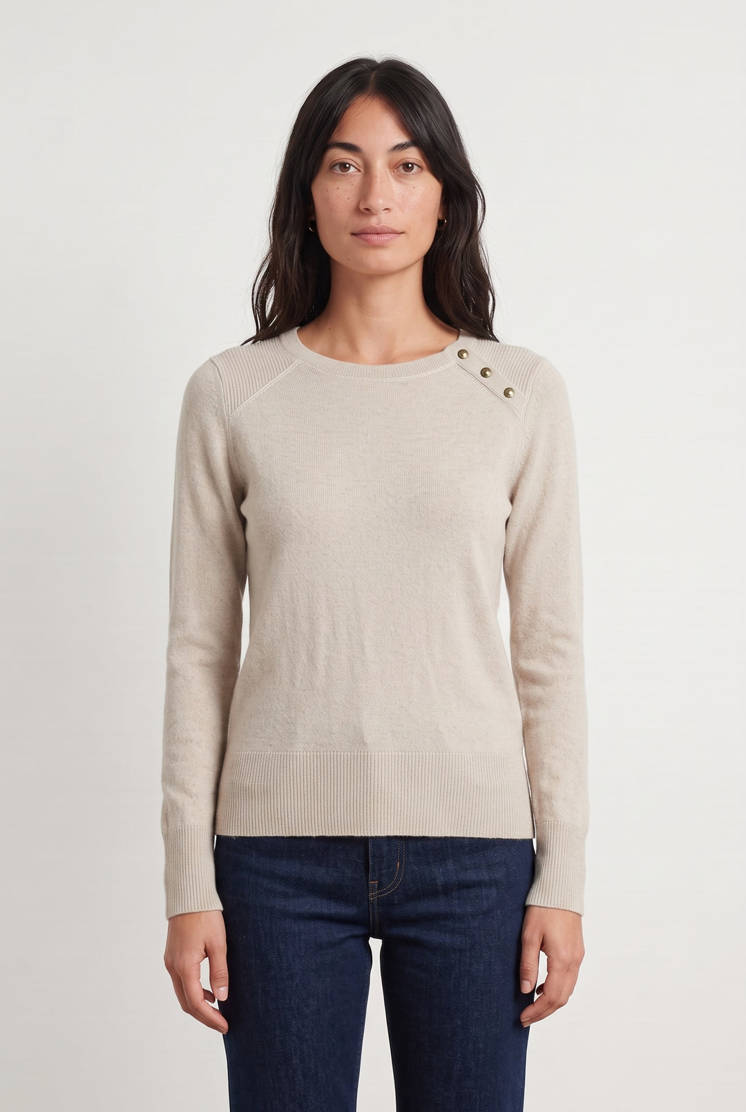 Pull Beige - Taille XS/34 de la marque Comptoir des Cotonniers | PARAD108799 - Vendu par Paradigme - Image 1