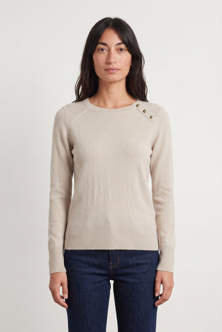 Pull Beige - Taille XS/34 de la marque Comptoir des Cotonniers | PARAD108799 - Vendu par Paradigme - Image 1