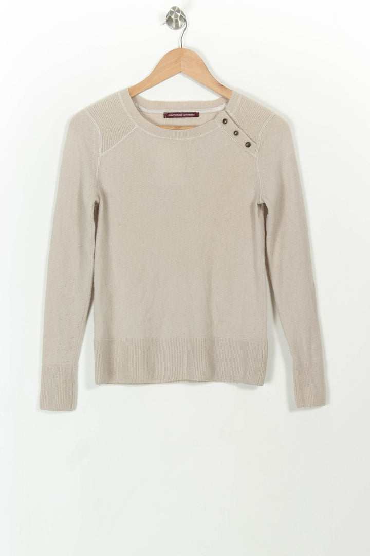 Pull Beige - Taille XS/34 de la marque Comptoir des Cotonniers | PARAD108799 - Vendu par Paradigme - Image 2