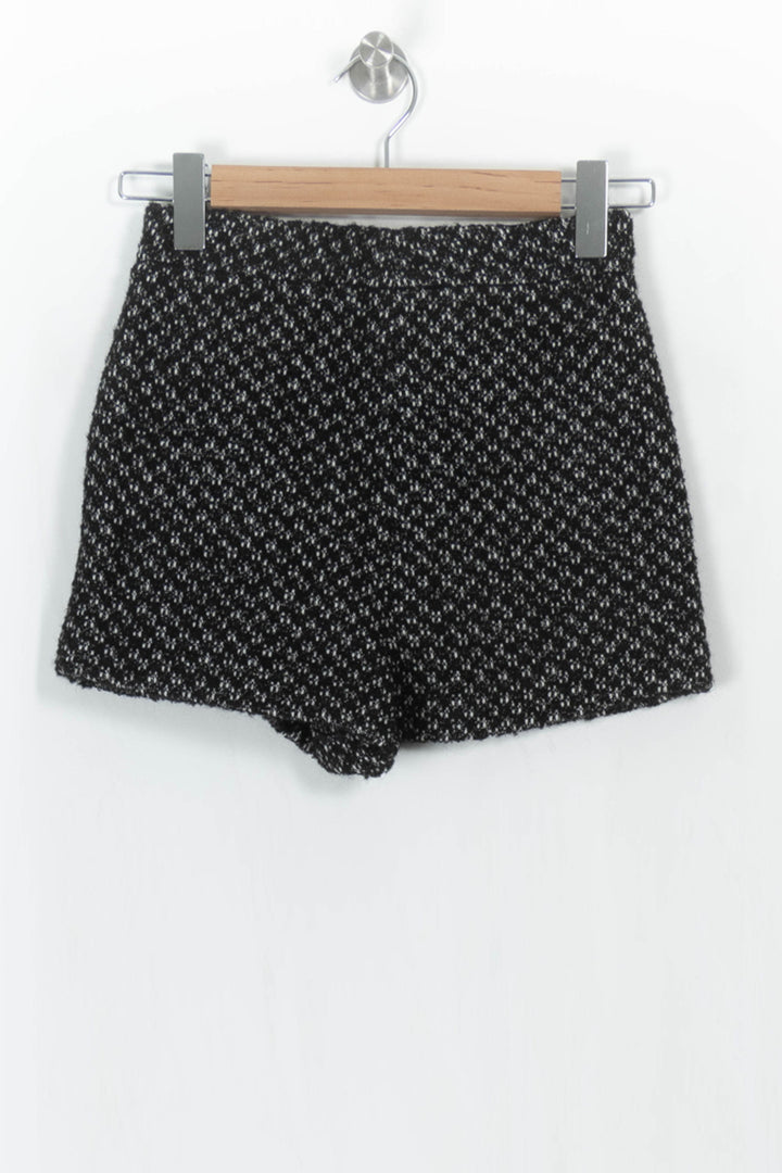 Short Noir et Blanc - Taille XS/34 de la marque Maje | PARAD108801 - Vendu par Paradigme - Image 4