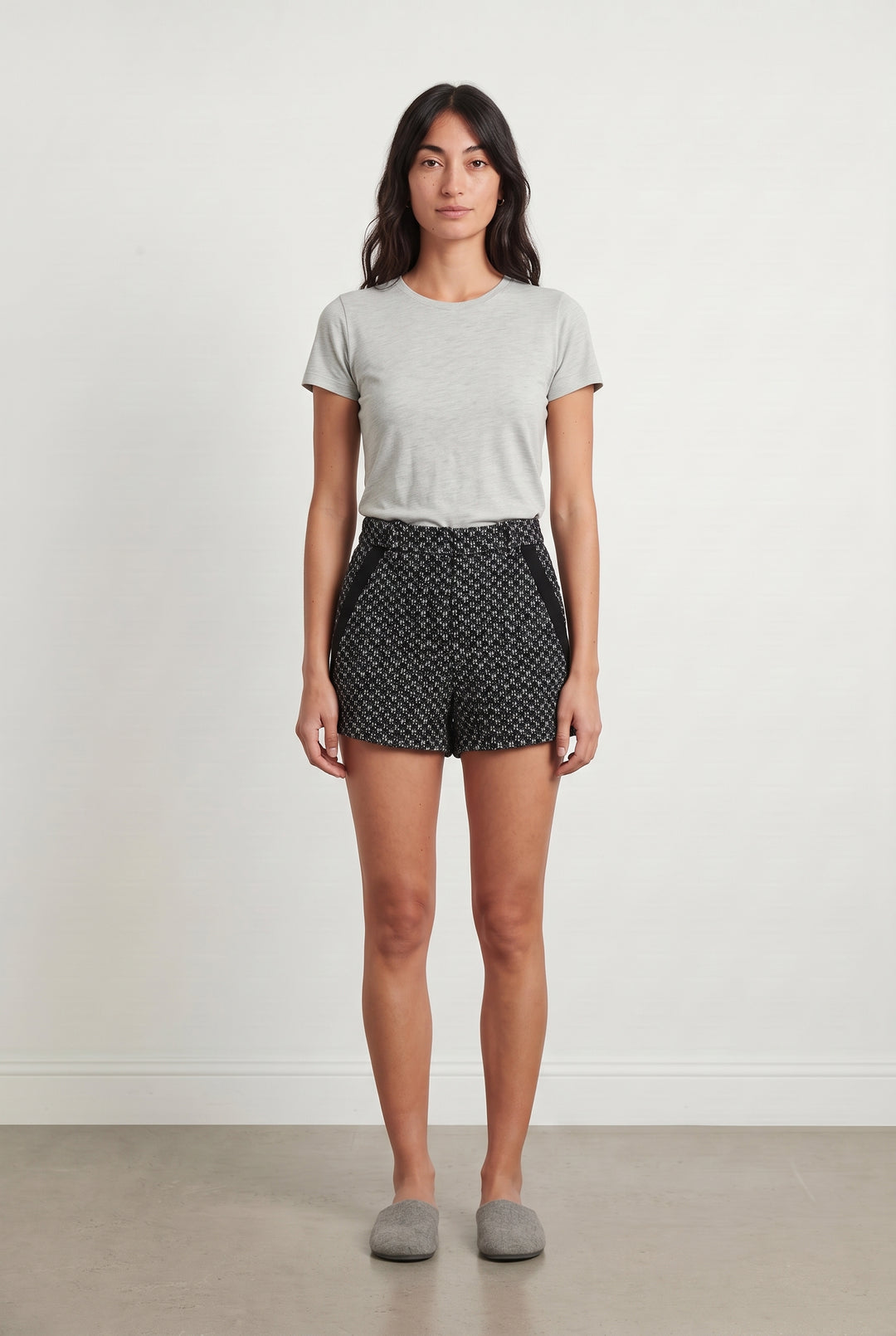 Short Noir et Blanc - Taille XS/34 de la marque Maje | PARAD108801 - Vendu par Paradigme - Image 1