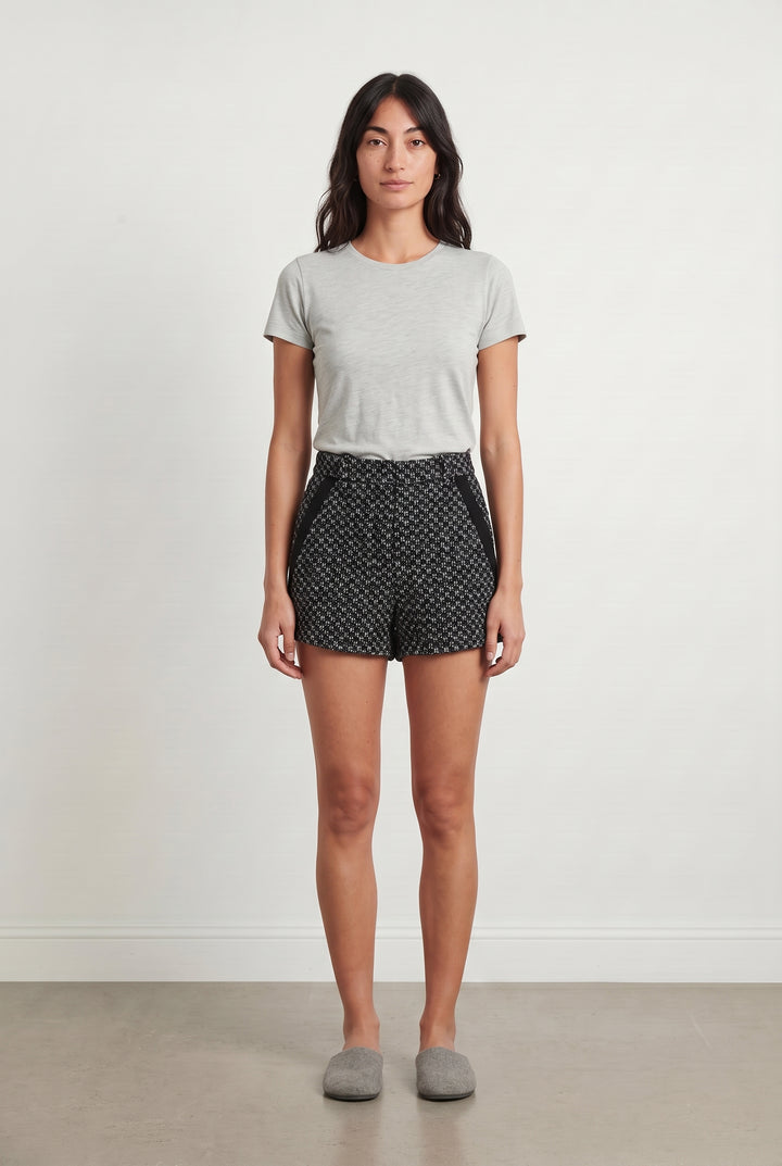 Short Noir et Blanc - Taille XS/34 de la marque Maje | PARAD108801 - Vendu par Paradigme - Image 1