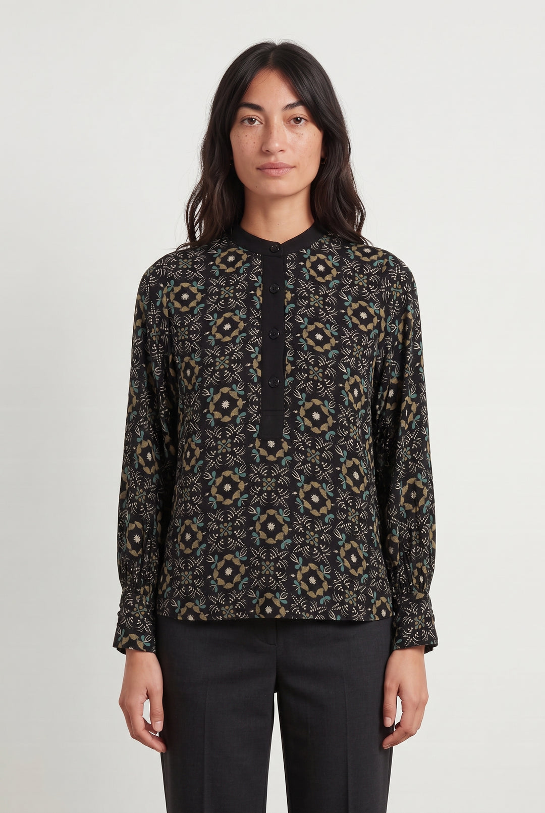 Blouse Noire et Kaki - Taille XS/34 de la marque Soeur | PARAD108804 - Vendu par Paradigme - Image 1