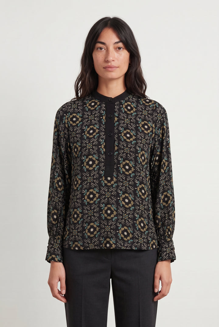 Blouse Noire et Kaki - Taille XS/34 de la marque Soeur | PARAD108804 - Vendu par Paradigme - Image 1