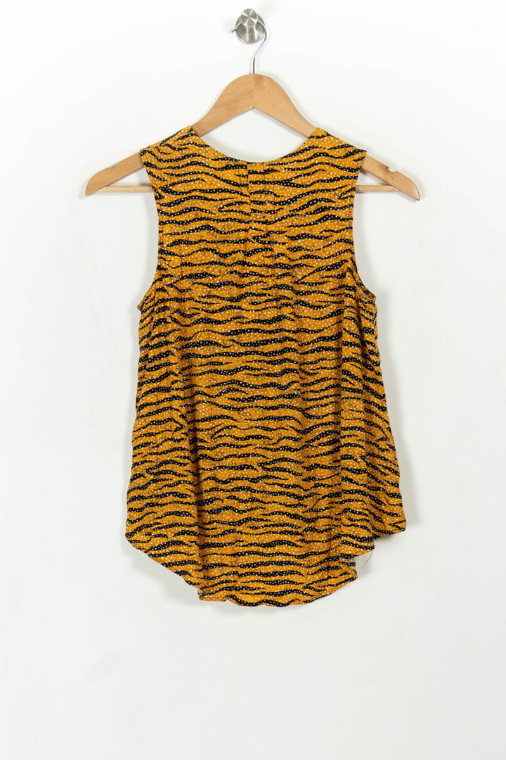 Débardeur Orange et Noir - Taille XS/34 de la marque Bimba y Lola | PARAD108806 - Vendu par Paradigme - Image 4