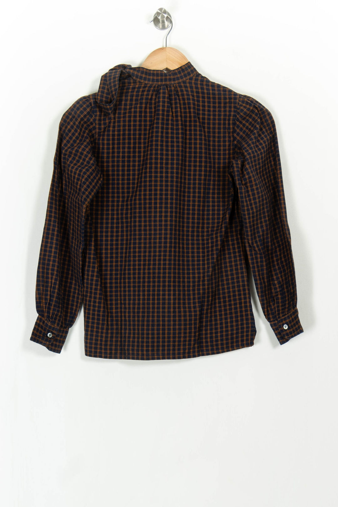 Blouse Carreaux Bleu et Marron - Taille XXS/32 de la marque Soeur | PARAD108807 - Vendu par Paradigme - Image 4