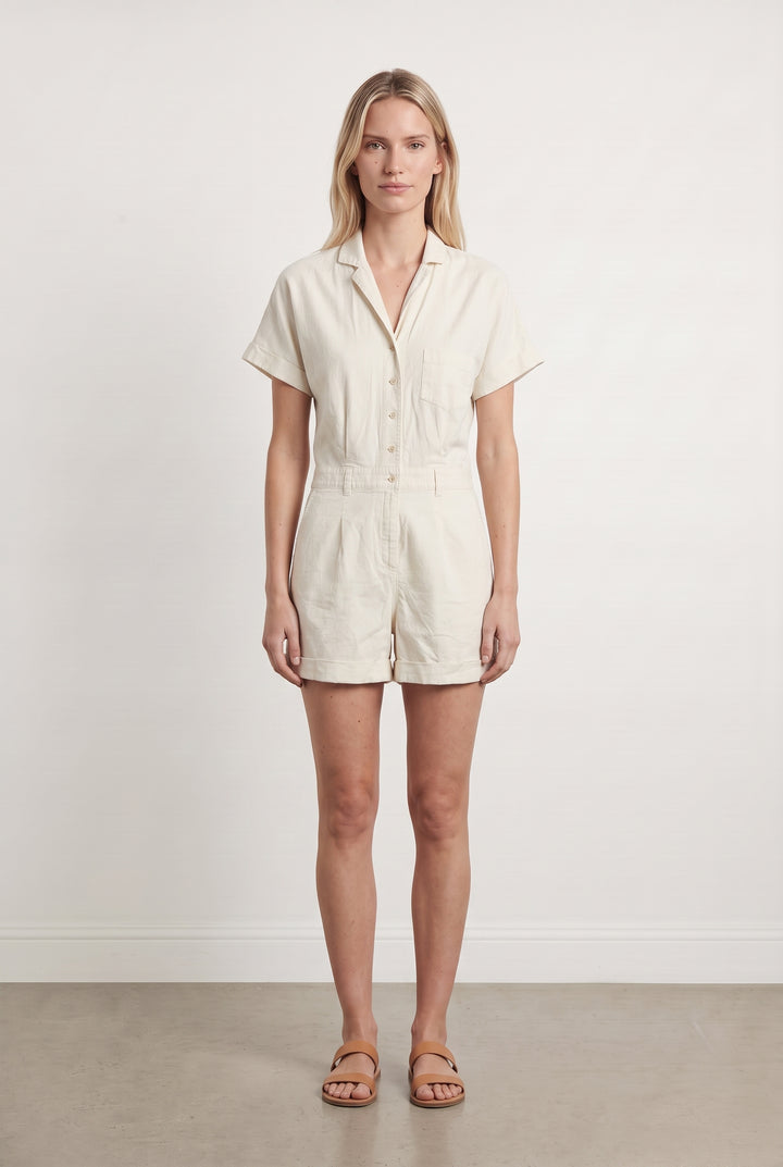 Combishort Beige - Taille XS/34 de la marque Comptoir des Cotonniers | PARAD108808 - Vendu par Paradigme - Image 1