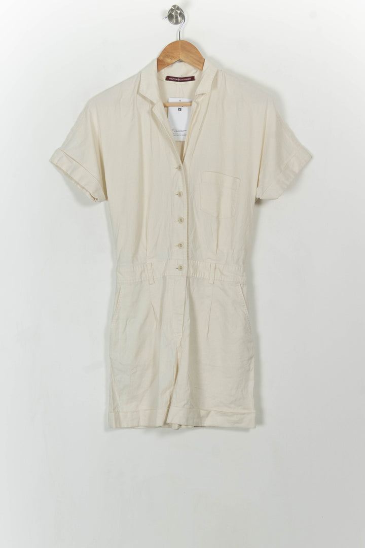 Combishort Beige - Taille XS/34 de la marque Comptoir des Cotonniers | PARAD108808 - Vendu par Paradigme - Image 2