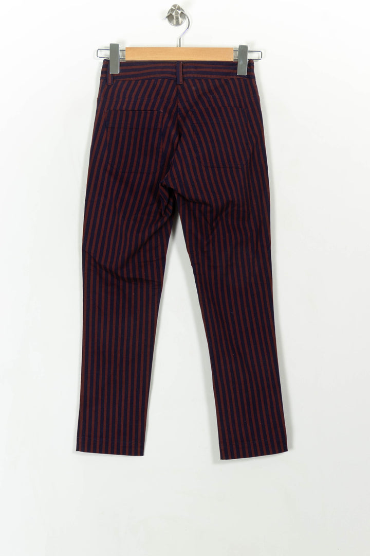 Pantalon Rayé Violet et Rouge - Taille XS/34 de la marque Sessùn | PARAD108809 - Vendu par Paradigme - Image 4