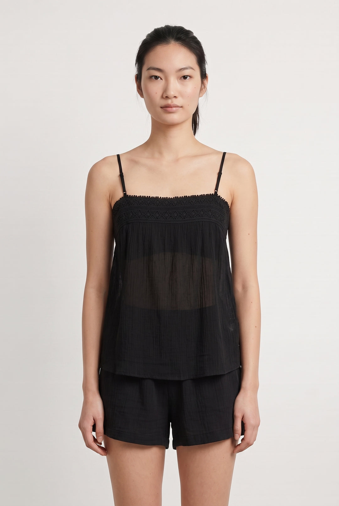 Débardeur Noir - Taille S/36 de la marque Caroll | PARAD108811 - Vendu par Paradigme - Image 1
