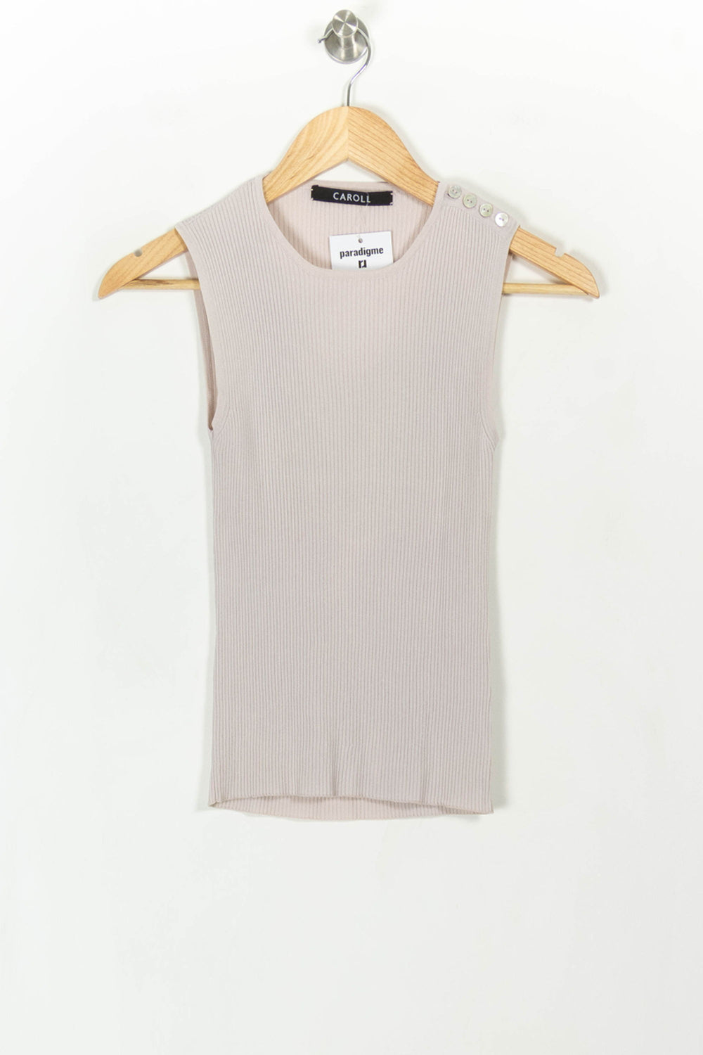 Débardeur Rose - Taille M/38 de la marque Caroll | PARAD108816 - Vendu par Paradigme - Image 2