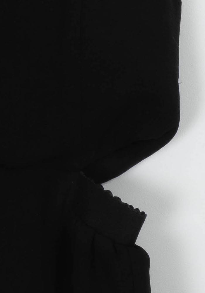 Robe Découpée Noire - Taille S/36 de la marque Suncoo | PARAD108818 - Vendu par Paradigme - Image 3