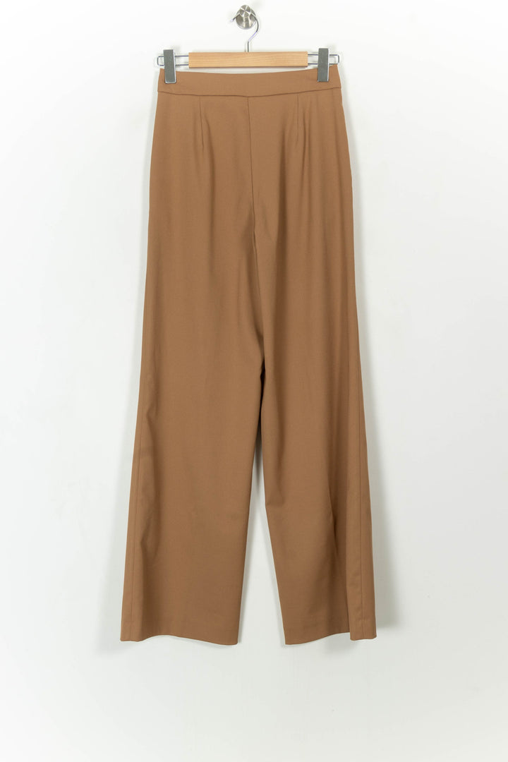 Pantalon Large Marron - Taille S/36 de la marque Sézane | PARAD108820 - Vendu par Paradigme - Image 4