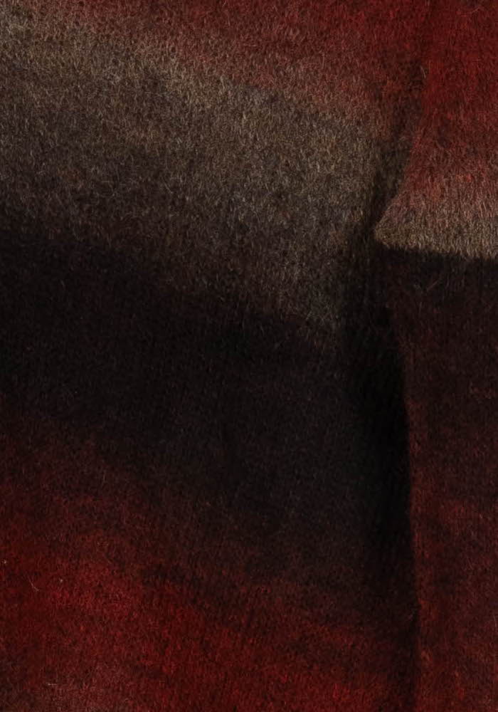 Pull Marron et Rouge - Taille L/40 de la marque La Fée Maraboutée | PARAD108822 - Vendu par Paradigme - Image 3