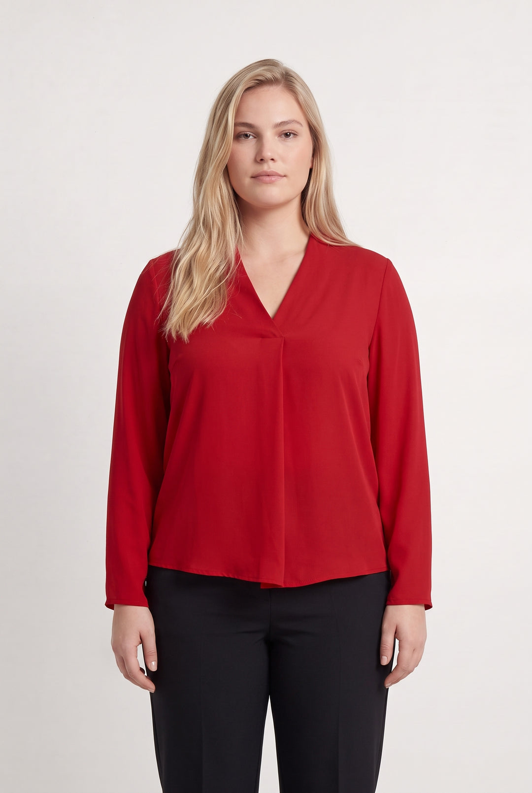 Blouse Rouge - Taille XL/42 de la marque La Fée Maraboutée | PARAD108860 - Vendu par Paradigme - Image 1