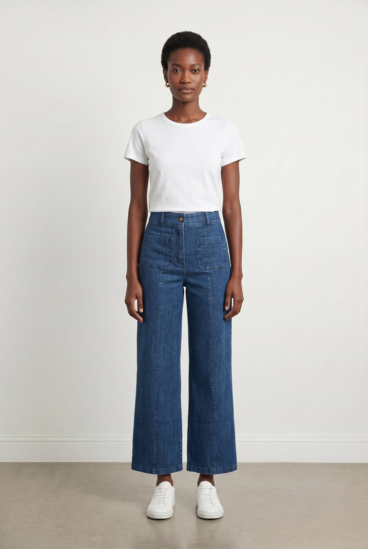 Jean Bleu - Taille M/38 de la marque La Fée Maraboutée | PARAD108862 - Vendu par Paradigme - Image 1