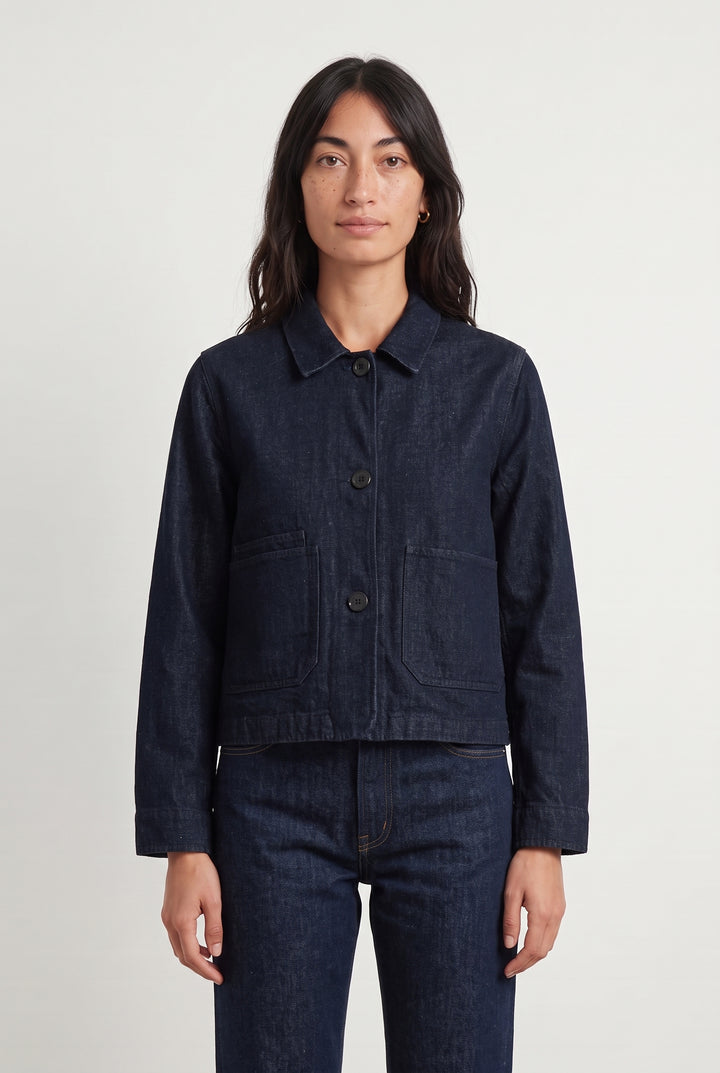Veste en Jean Bleue - Taille M/38 de la marque Comptoir des Cotonniers | PARAD108864 - Vendu par Paradigme - Image 1