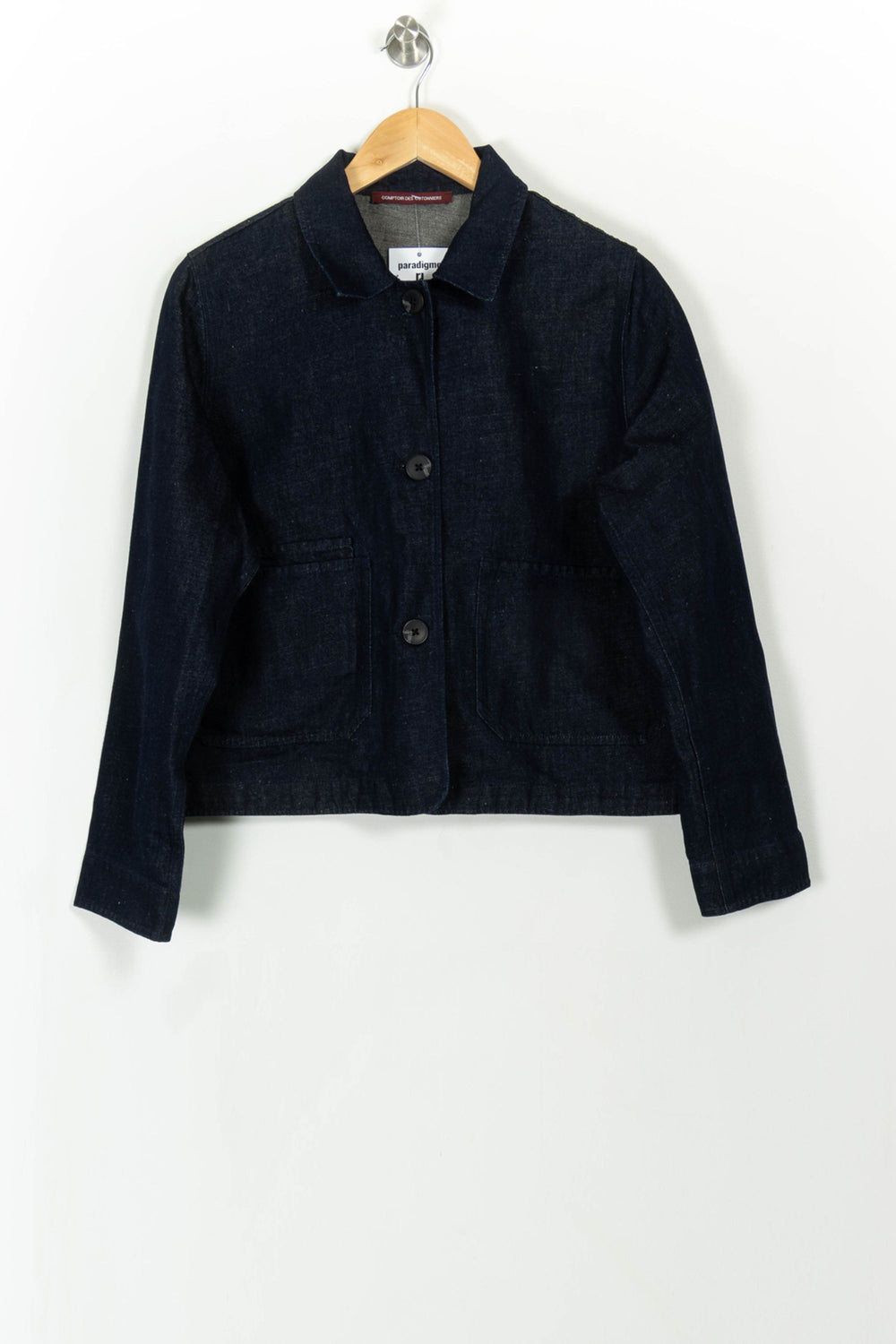 Veste en Jean Bleue - Taille M/38 de la marque Comptoir des Cotonniers | PARAD108864 - Vendu par Paradigme - Image 2