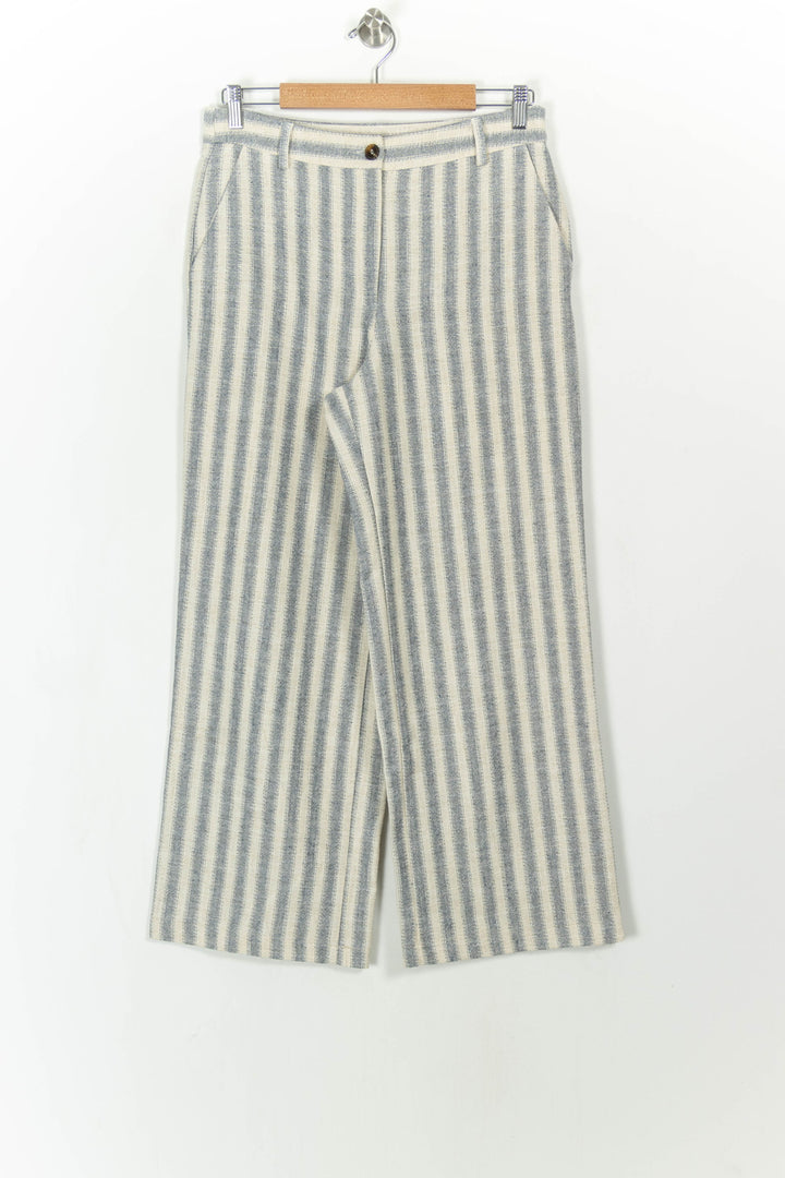 Pantalon Rayé Bleu et Beige - Taille L/40 de la marque La Fée Maraboutée | PARAD108865 - Vendu par Paradigme - Image 2