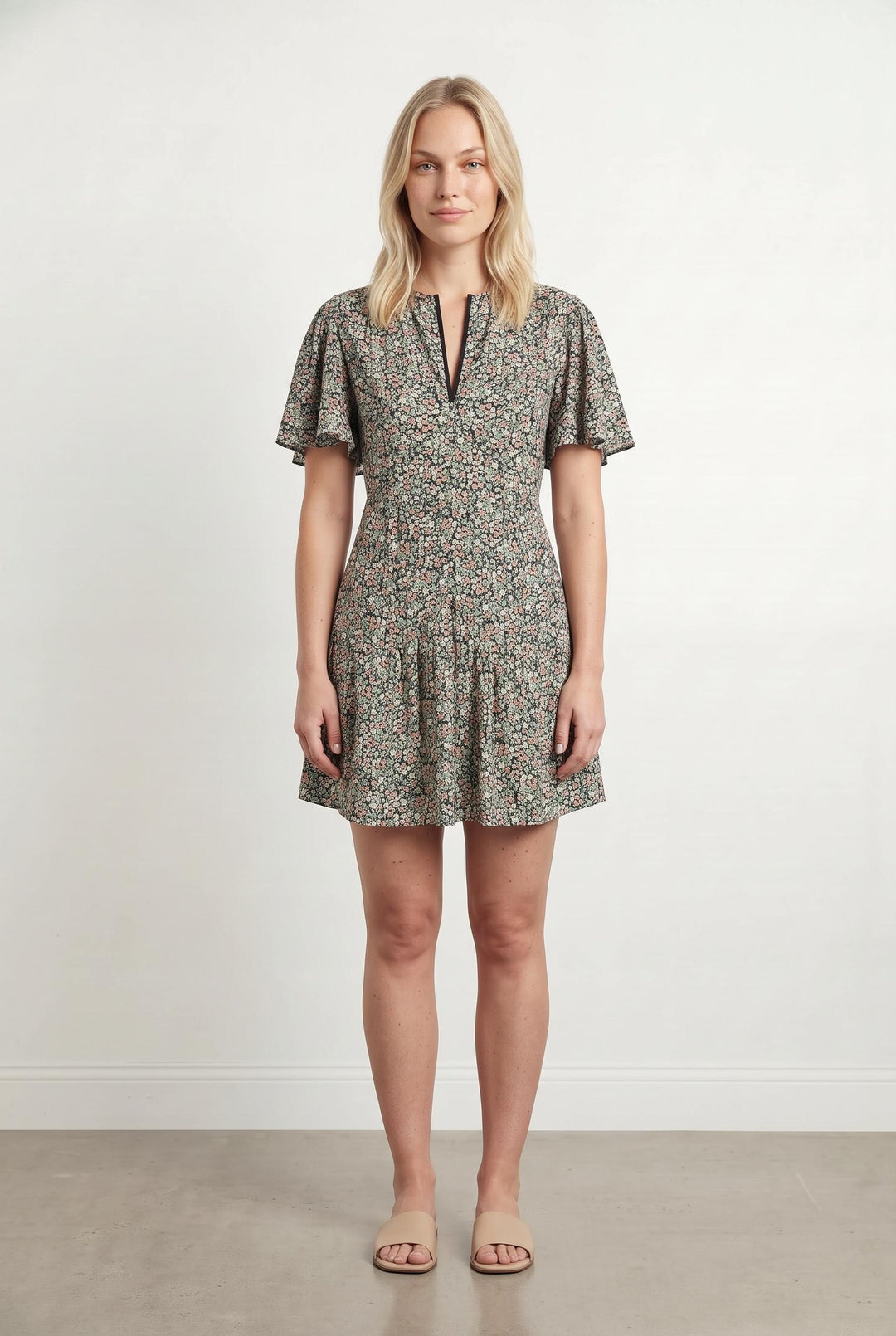 Robe Courte Verte - Taille L/40