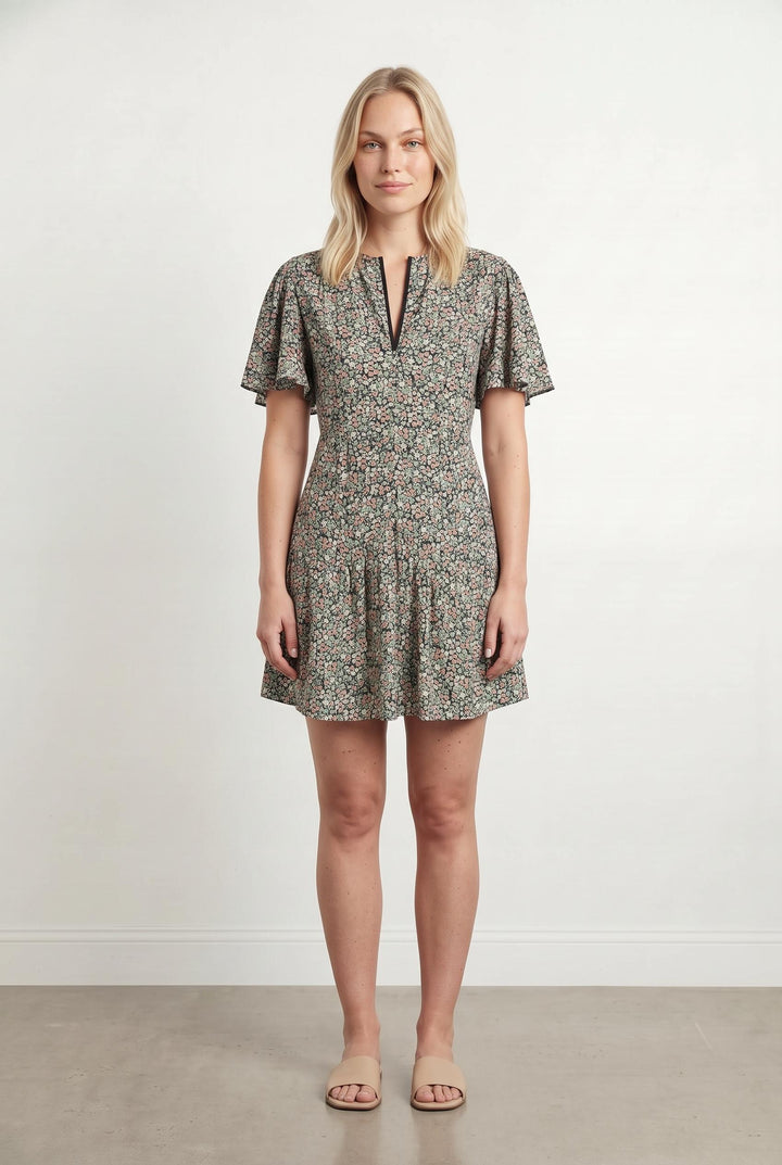 Robe Courte Verte - Taille L/40