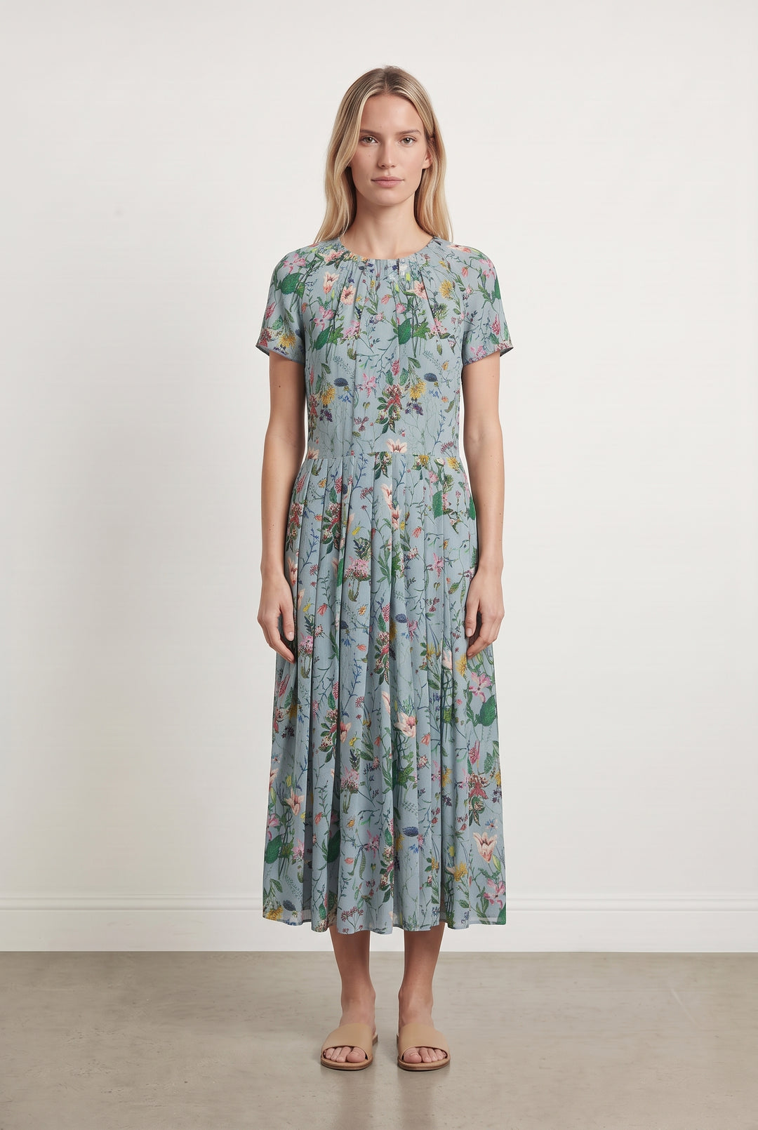 Robe Longue Bleue - Taille XS/34