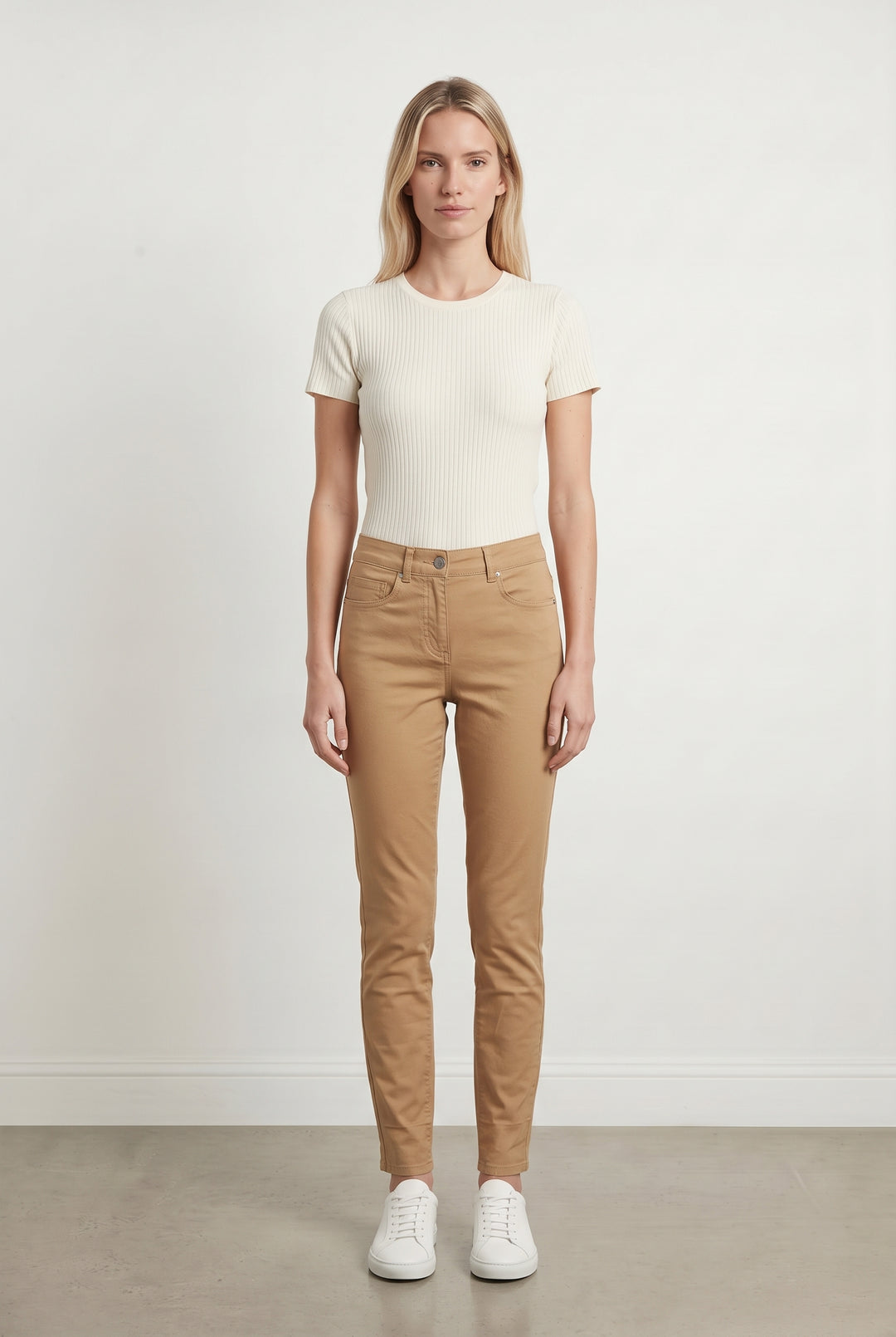 Pantalon Beige - Taille XS/34 de la marque Caroll | PARAD10925 - Vendu par Paradigme - Image 1