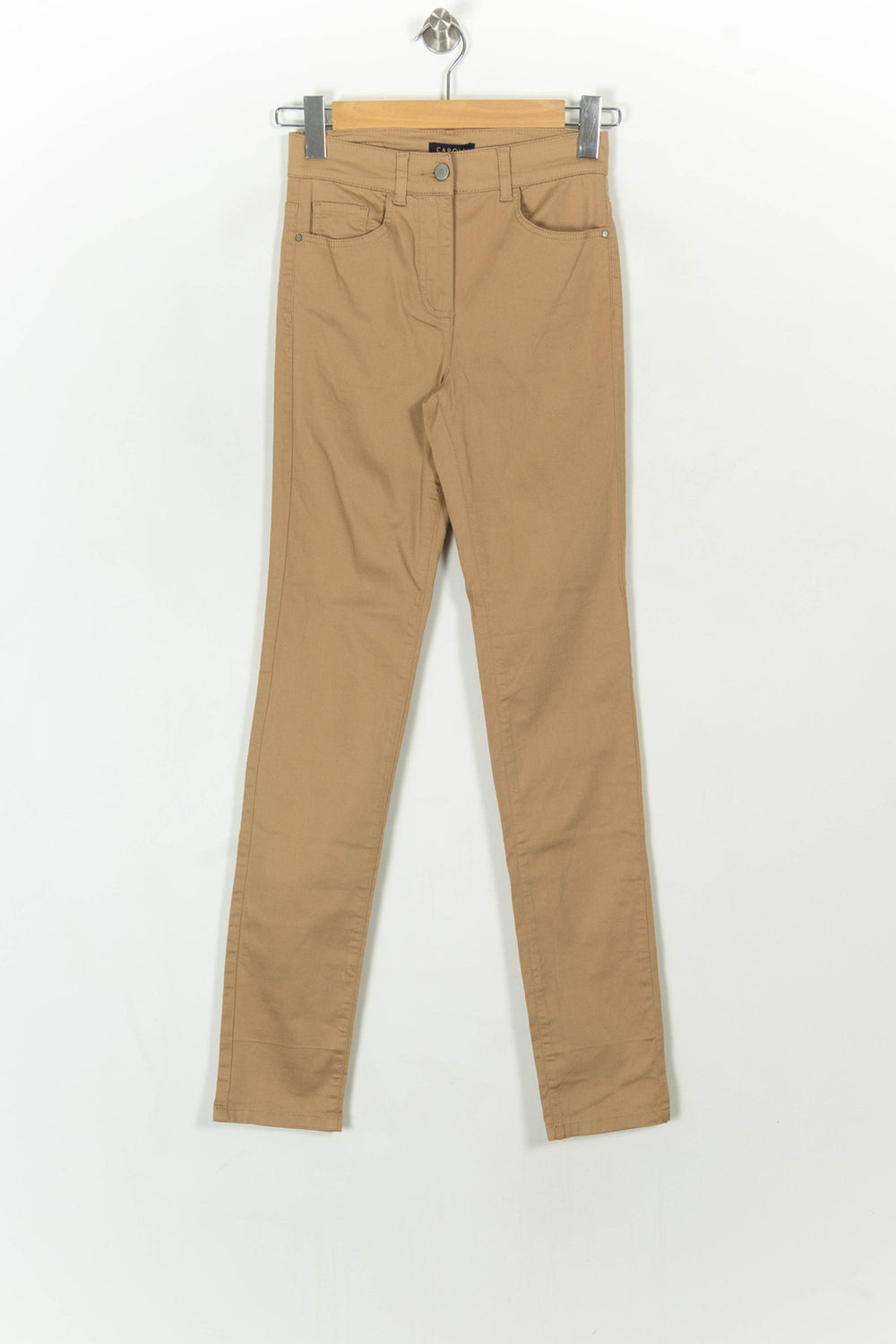 Pantalon Beige - Taille XS/34 de la marque Caroll | PARAD10925 - Vendu par Paradigme - Image 2