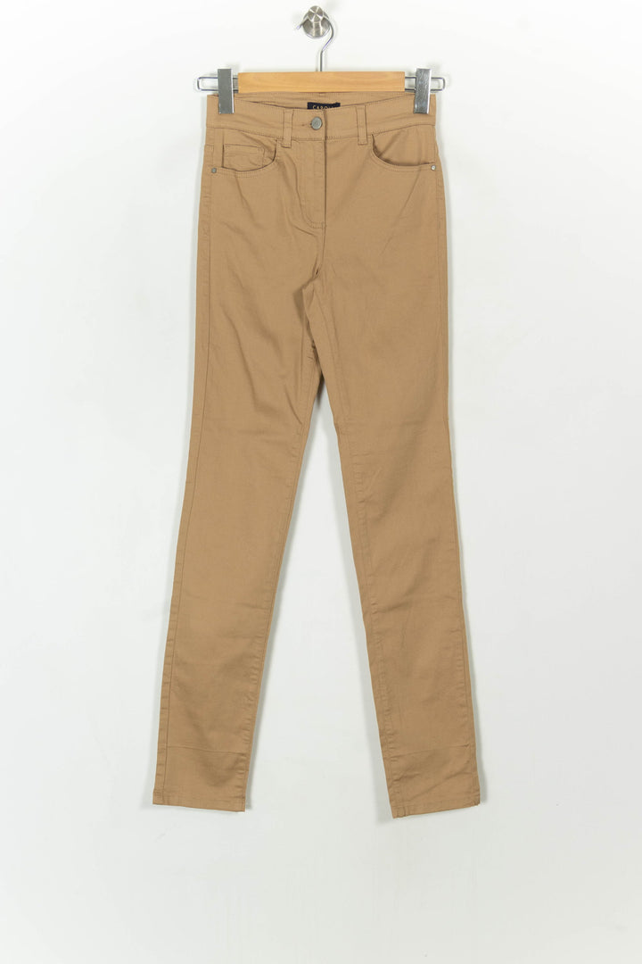 Pantalon Beige - Taille XS/34 de la marque Caroll | PARAD10925 - Vendu par Paradigme - Image 2
